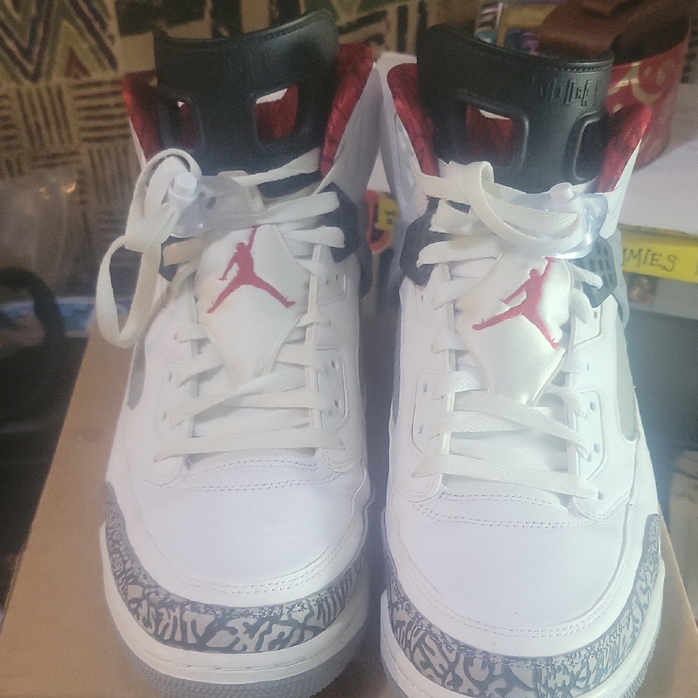 Air Jordan Spizike WHITE CEMENT (SIZE 13)
